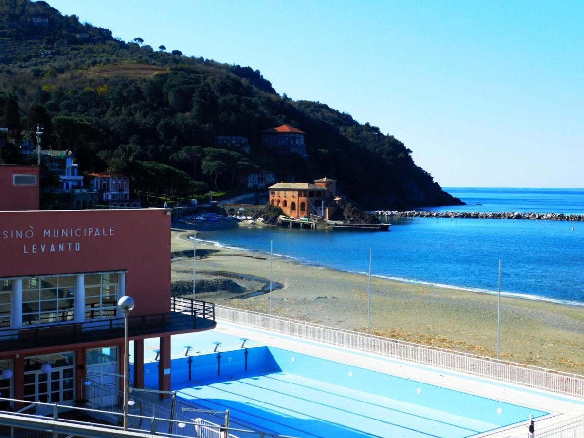 Trilocale Con Meravigliosa Vista Mare, Levanto Exterior photo